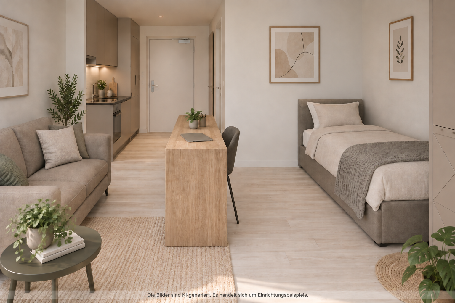 Neubauwohnung ideal für Studenten - mit kleiner Terrasse